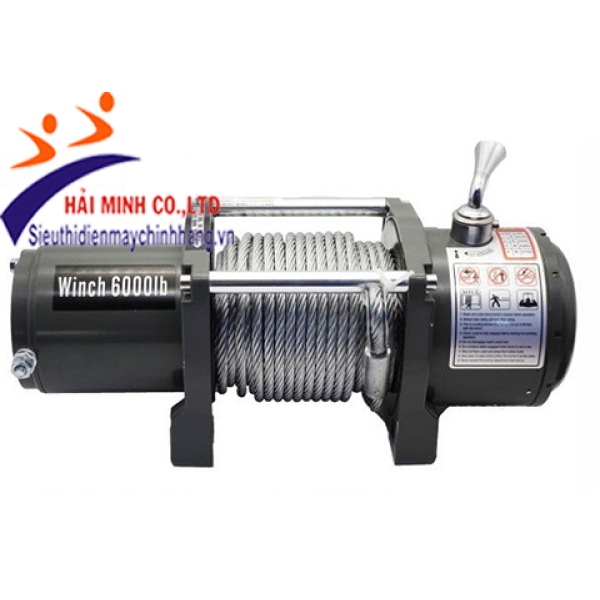 Tời điện kéo xe Yamafuji 6000LBS (12-24V)